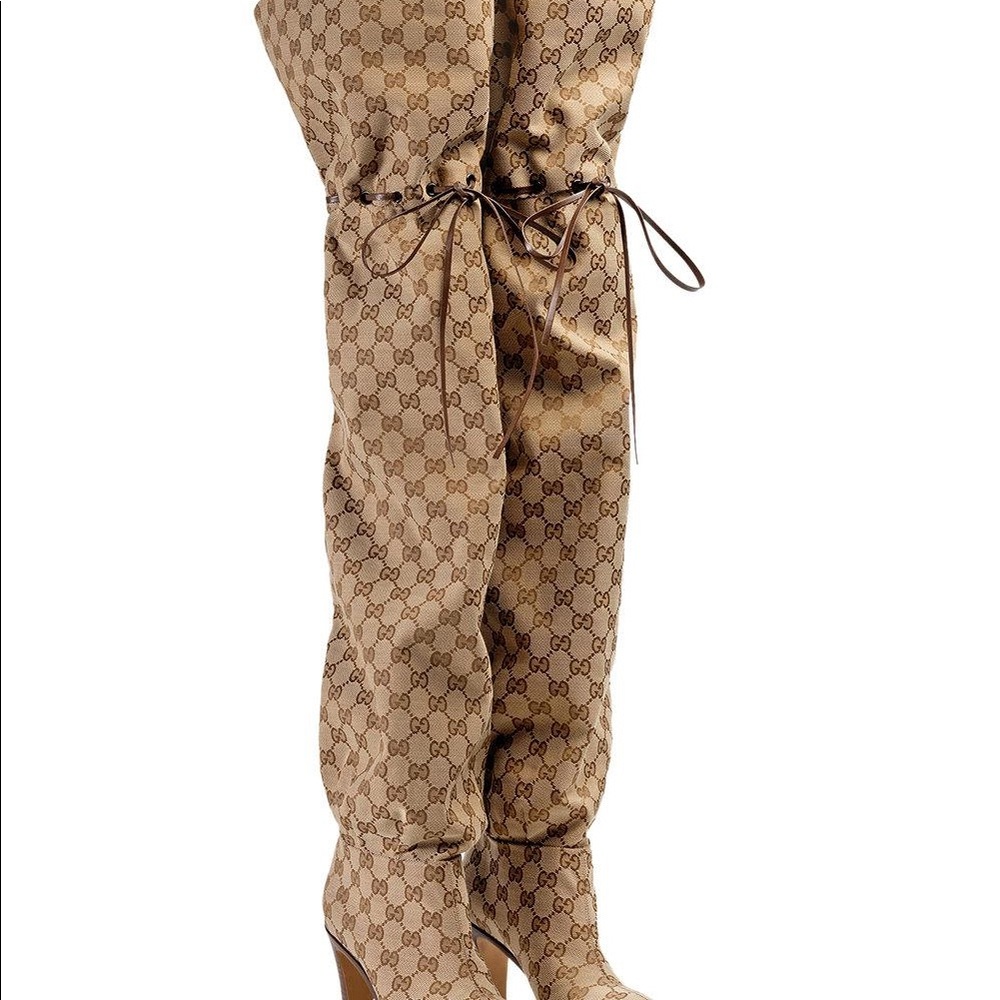 Gucci Cavas over the knee boots .